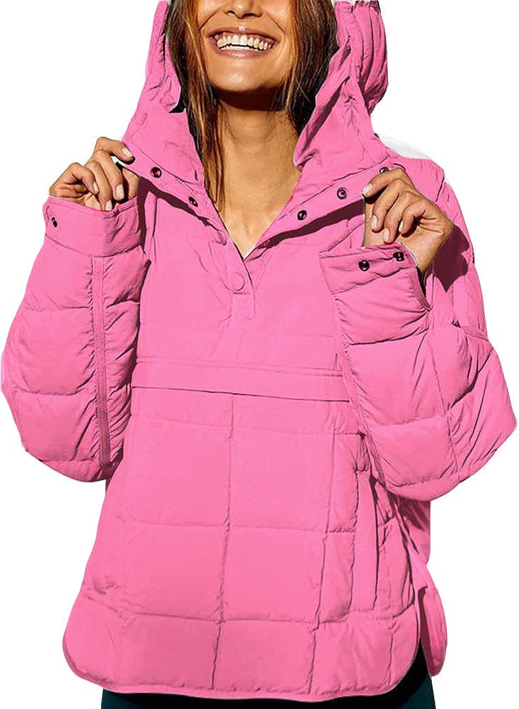 Lightweight Pullover Puffer Quilted jacket