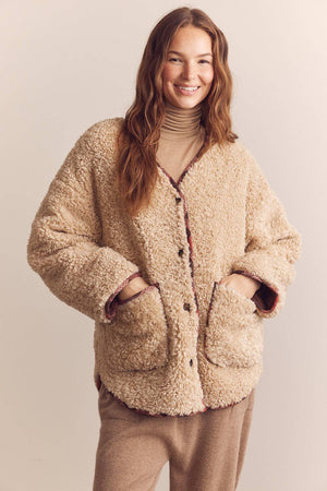 Amente Shepherd reversible cardigan