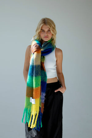 The Reykjavik Scarf - 100% Recycled - Nordic Skies - AW24