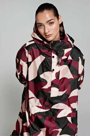 Malika Favre 'Animo Bordeaux' - Rain Poncho