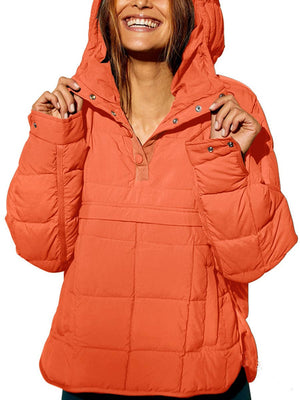 Lightweight Pullover Puffer Quilted jacket