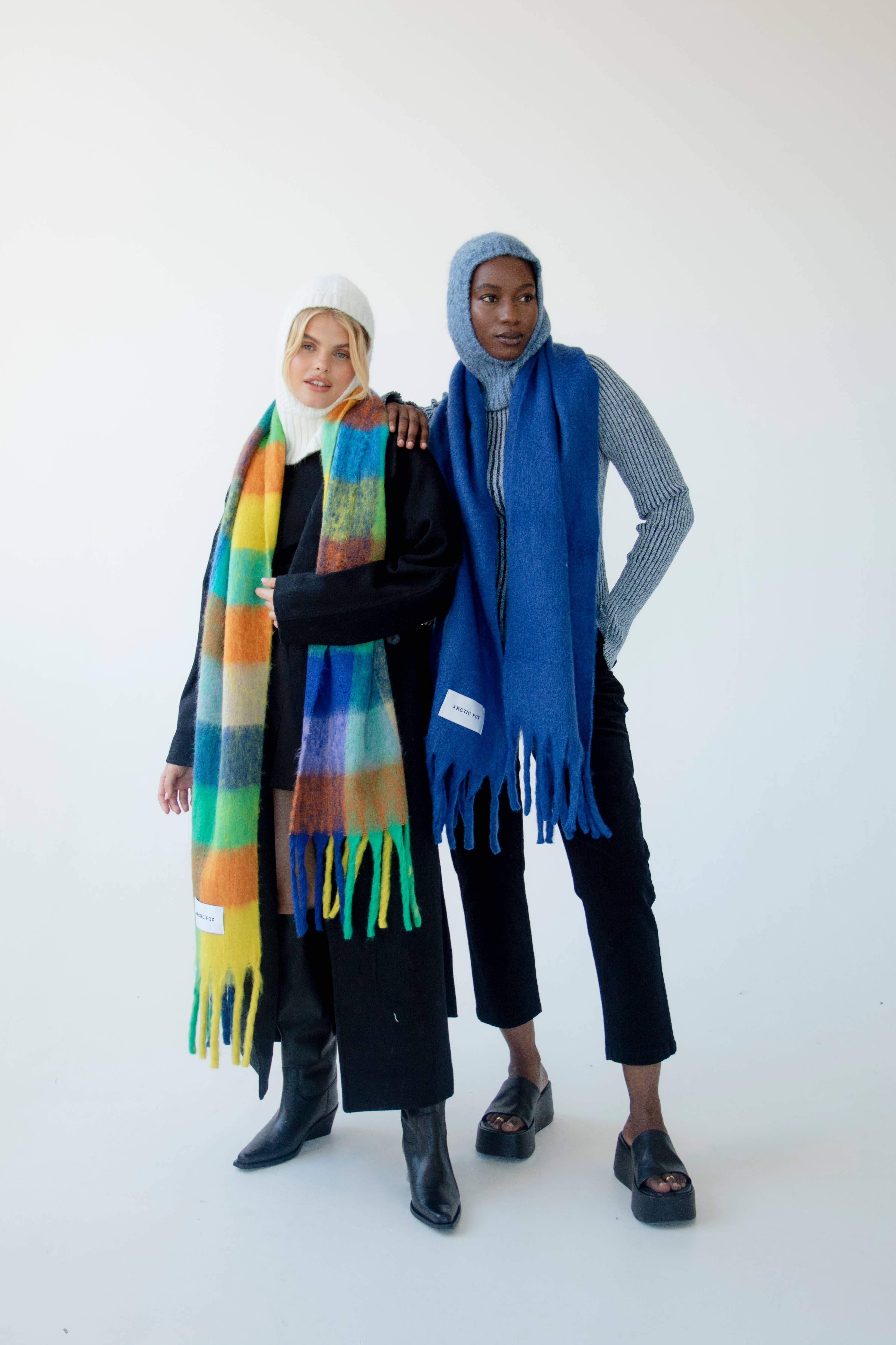 The Reykjavik Scarf - 100% Recycled - Nordic Skies - AW24