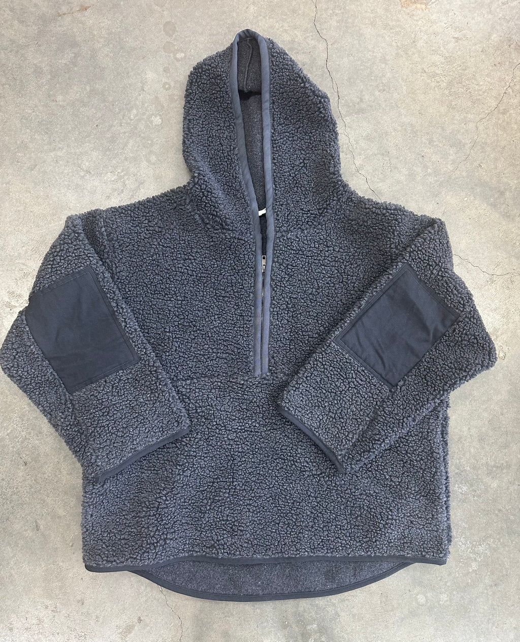 Mod Ref teddy fleece half zip pullover