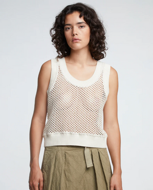 G.O.D. - Camisole Kingston Mesh - Off White