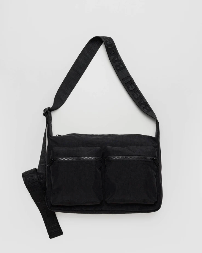 Medium Cargo Crossbody in Black