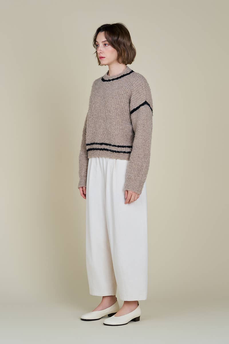 Grade & Gather contrast sweater