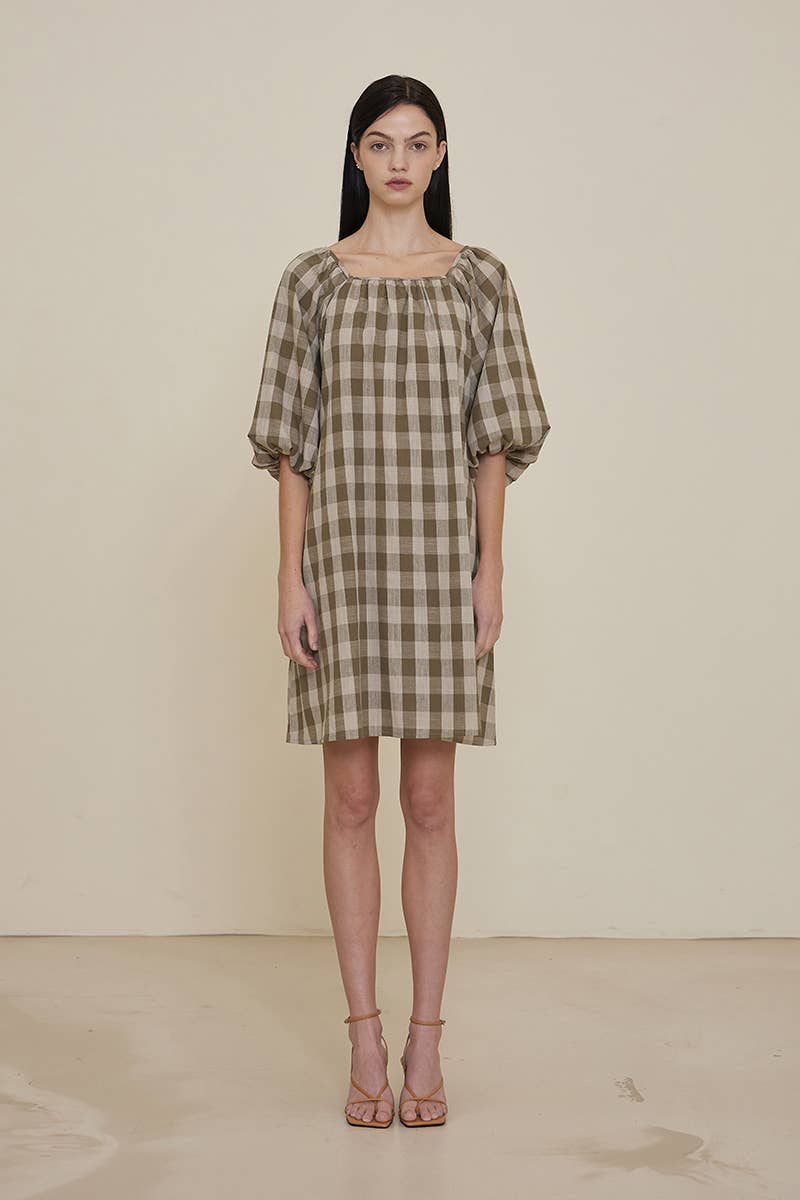 Grade and Gather gingham dress